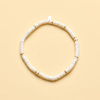Sherbet Puka Shell Stretch Anklet Gallery Thumbnail