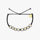 White Alphabet Bead Bracelet