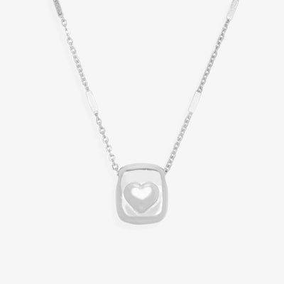 Puffy Heart Pendant Necklace