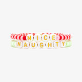 Naughty or Nice Stretch Bracelet Set