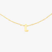 Alphabet Satellite Chain Choker