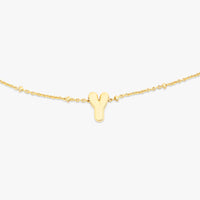 Alphabet Satellite Chain Choker