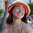 Salina Mixed Bead Paperclip Chain Choker