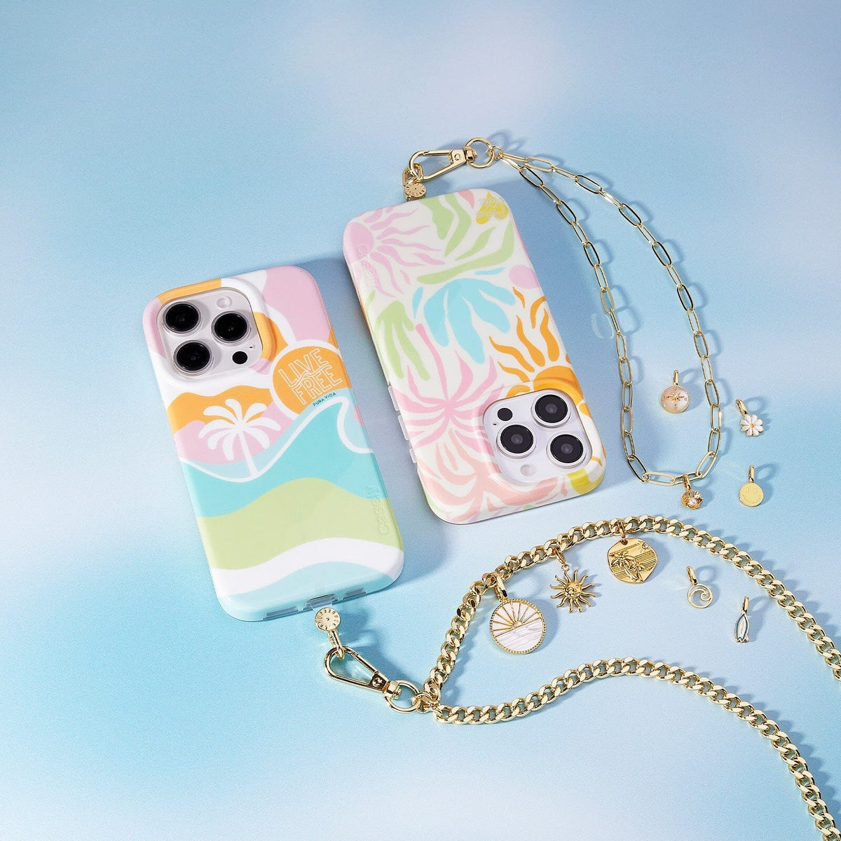 Paperclip Chain Wristlet Phone Chain