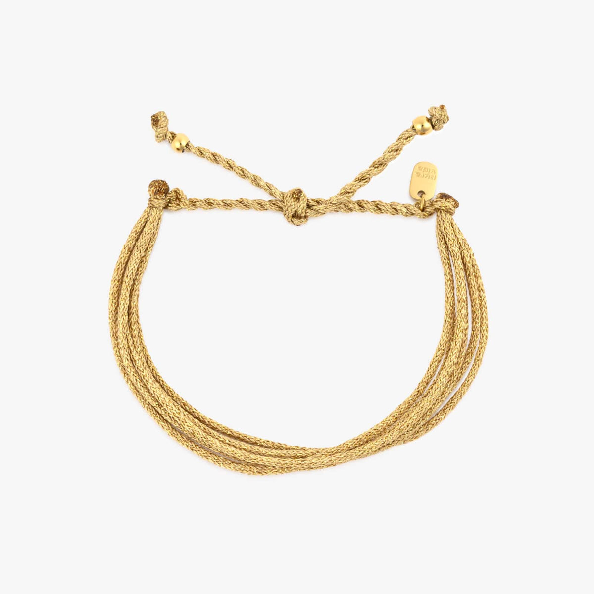 Metallic Friendship Bracelet