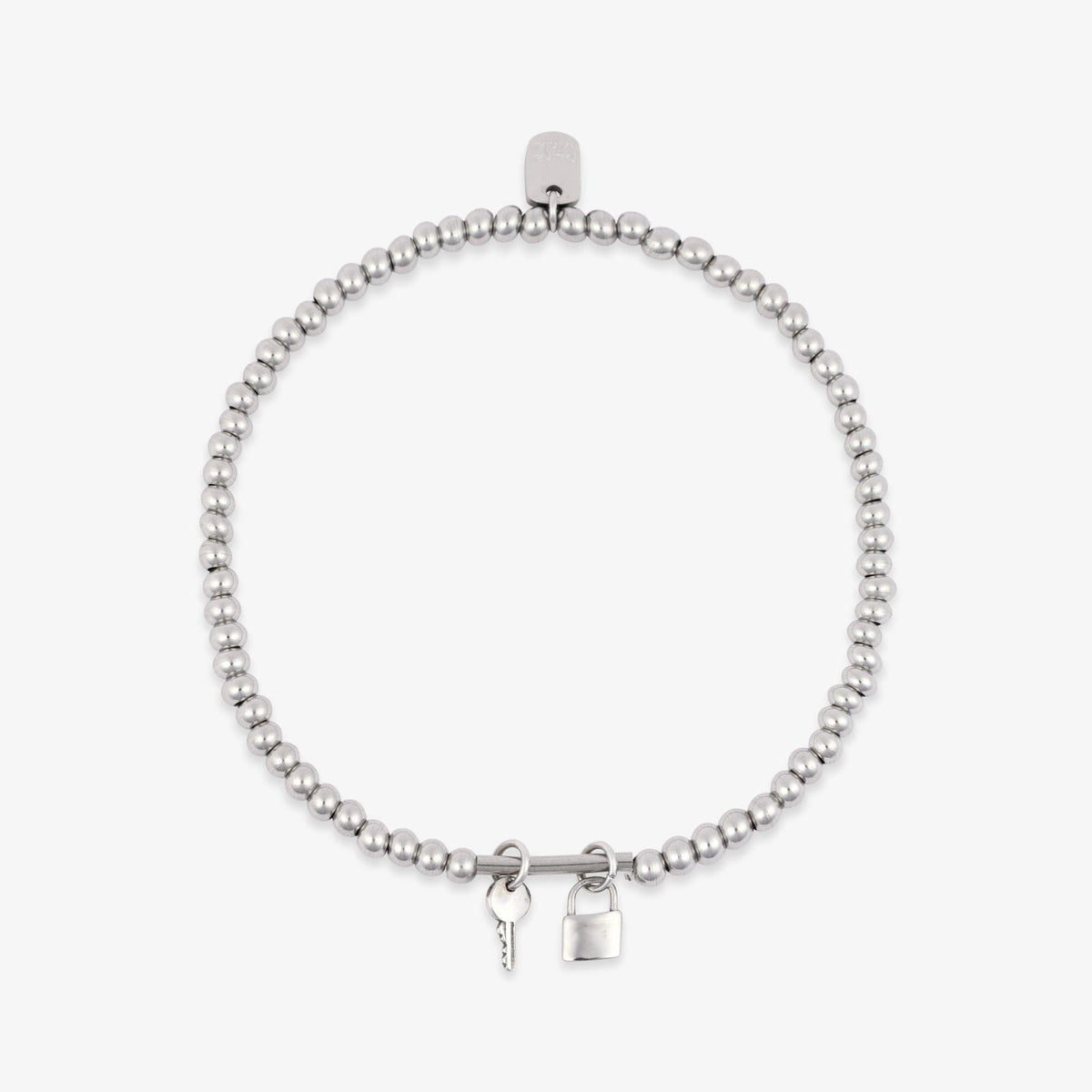 Lock and Key Stretch Bracelet