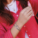 Lock and Key Stretch Bracelet