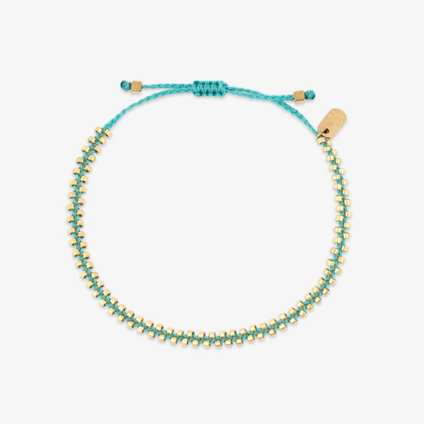 Goldie Woven Seed Bead Bracelet