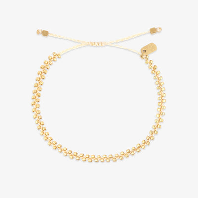 Goldie Woven Seed Bead Bracelet