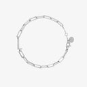 Initial Paperclip Chain Bracelet