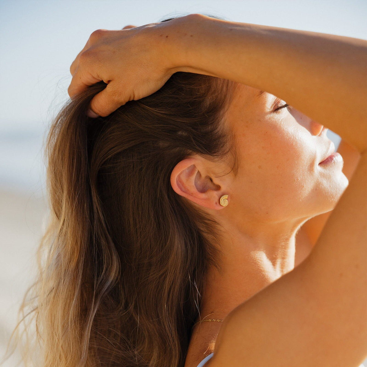 Seashell Stud Earrings