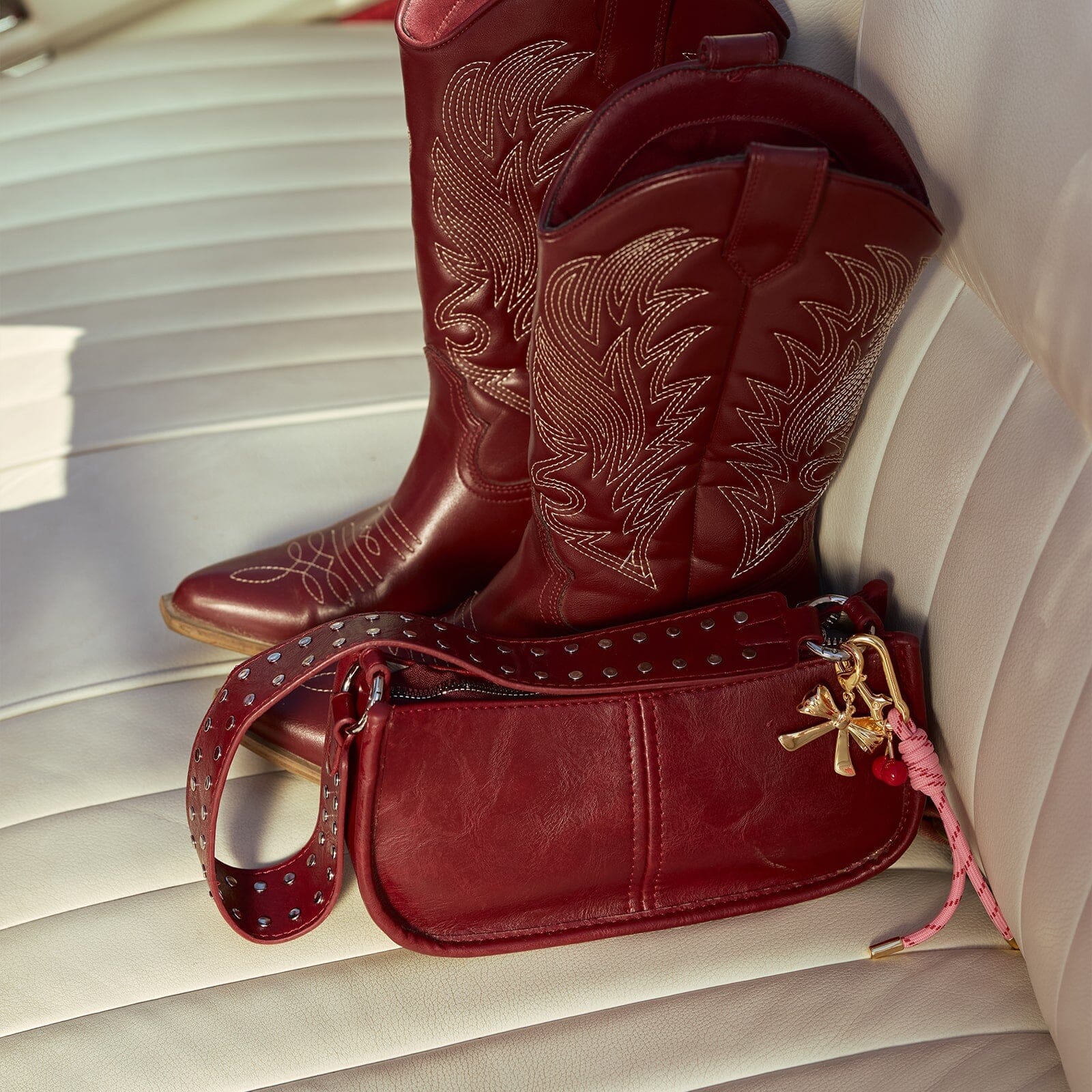 Cherry Sierra Bag Charm