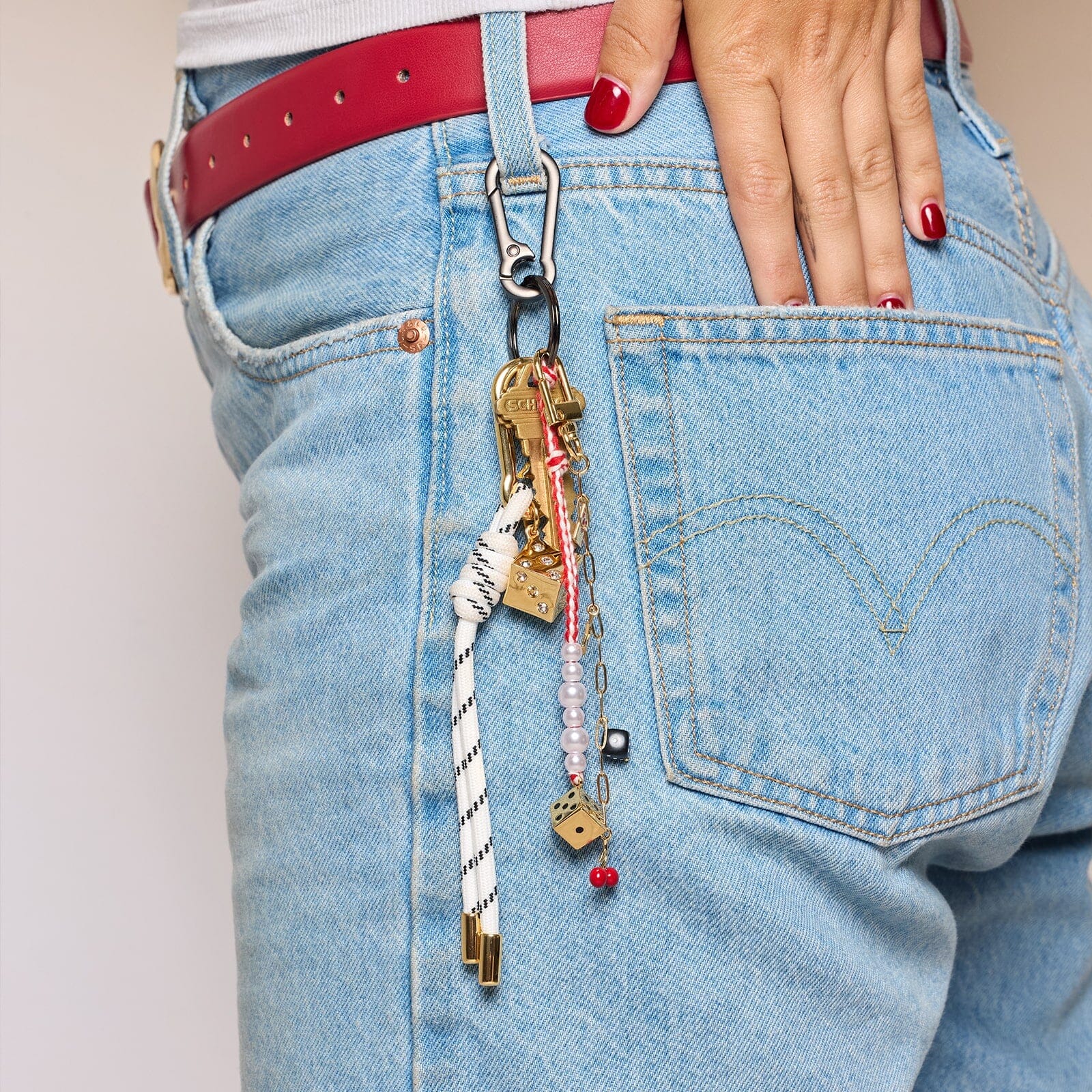 Dice Sierra Bag Charm