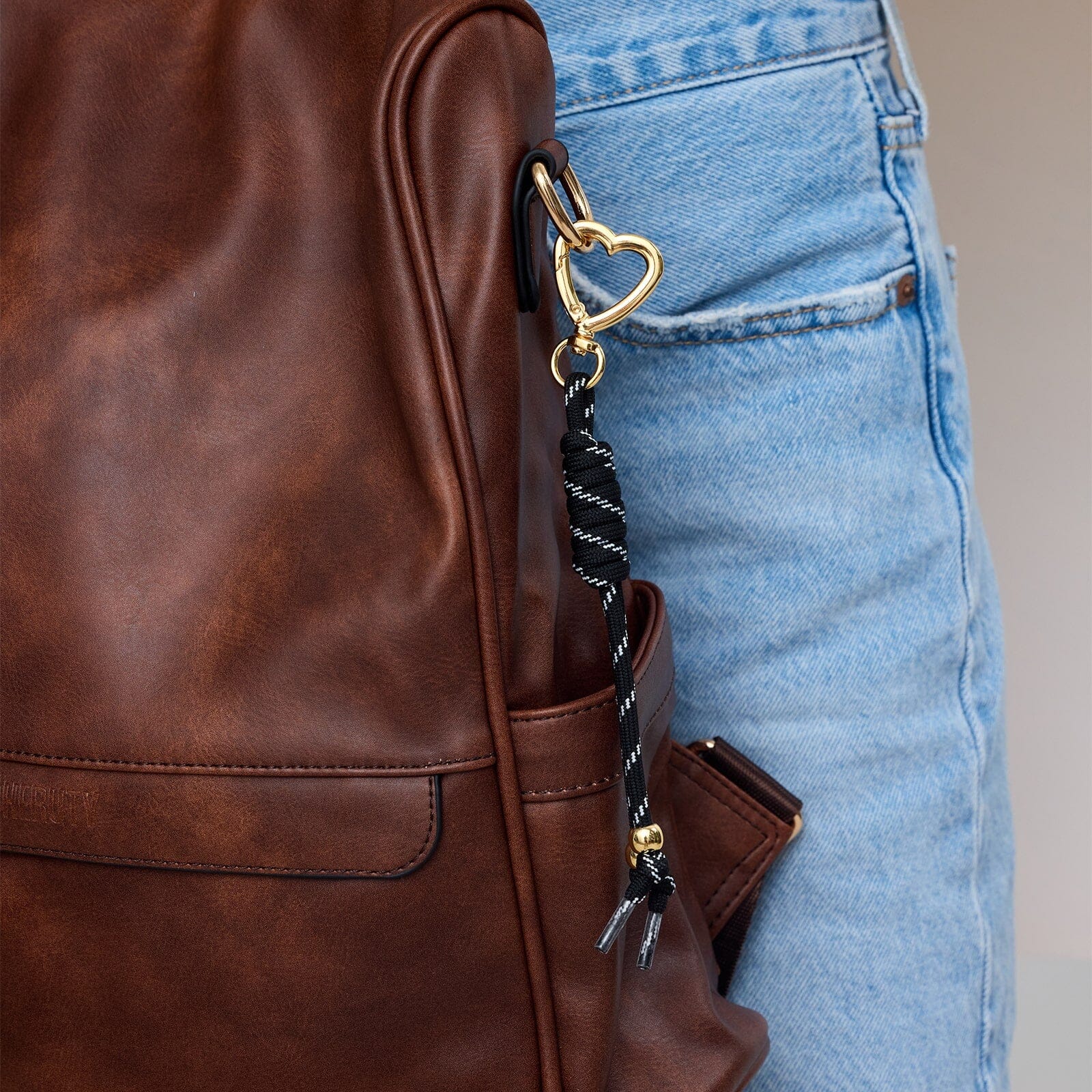 Heart Clasp Bag Charm