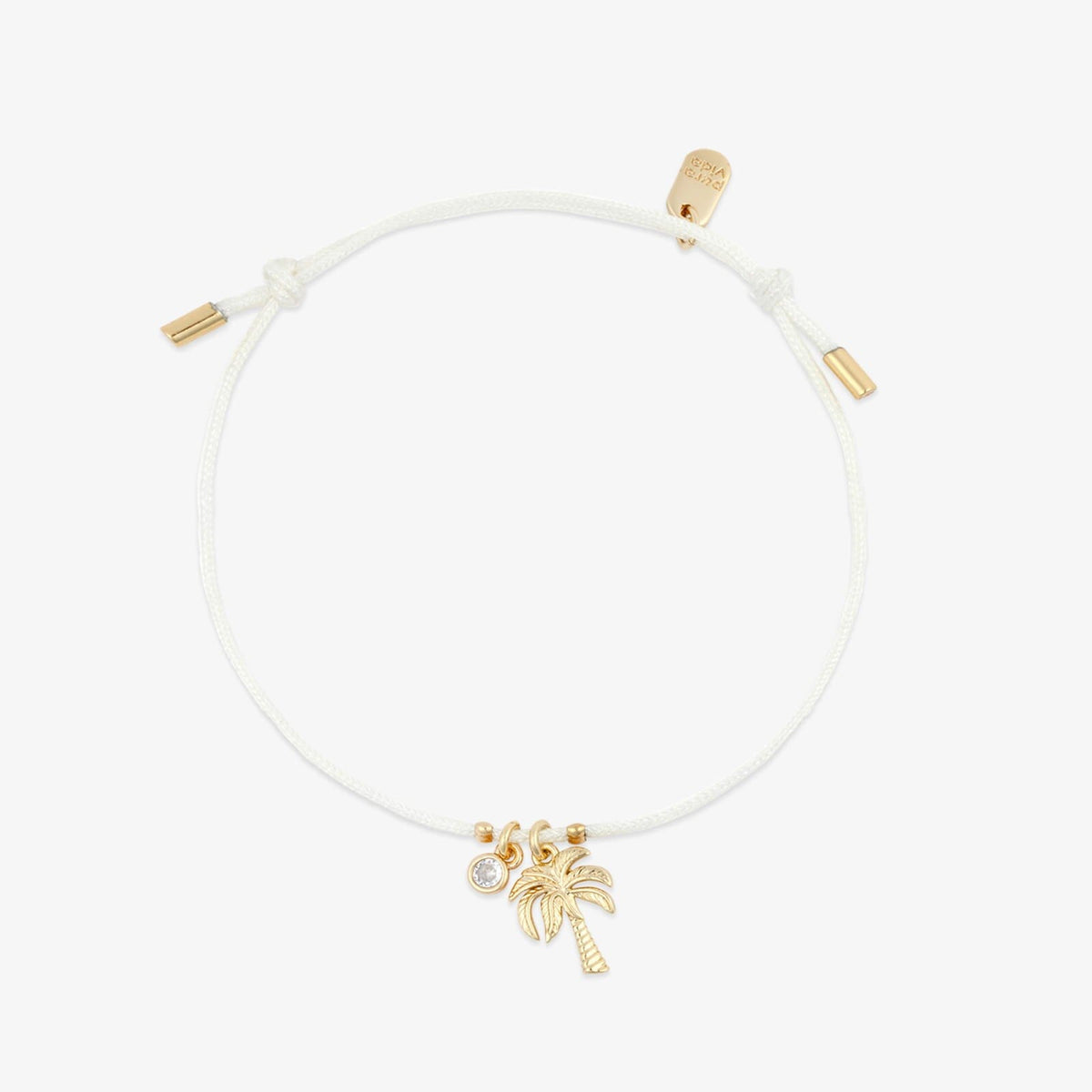 Lydia Palm Tree Charm Bracelet
