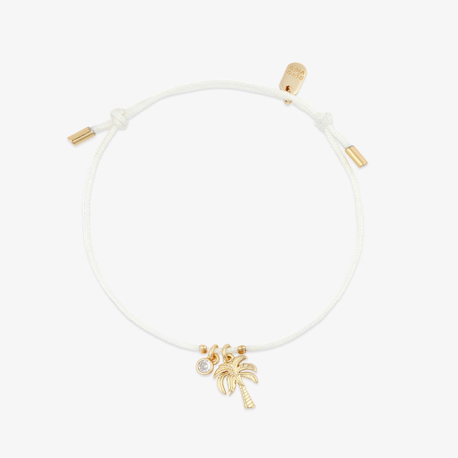 Lydia Palm Tree Charm Bracelet