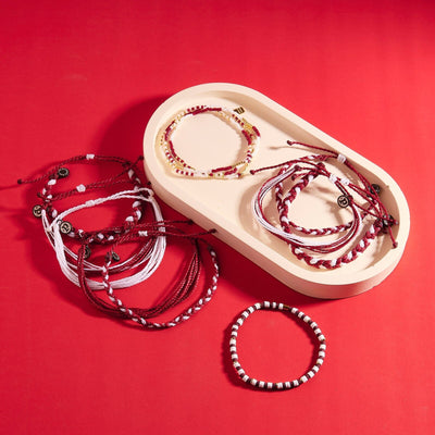 Maroon & White Collection