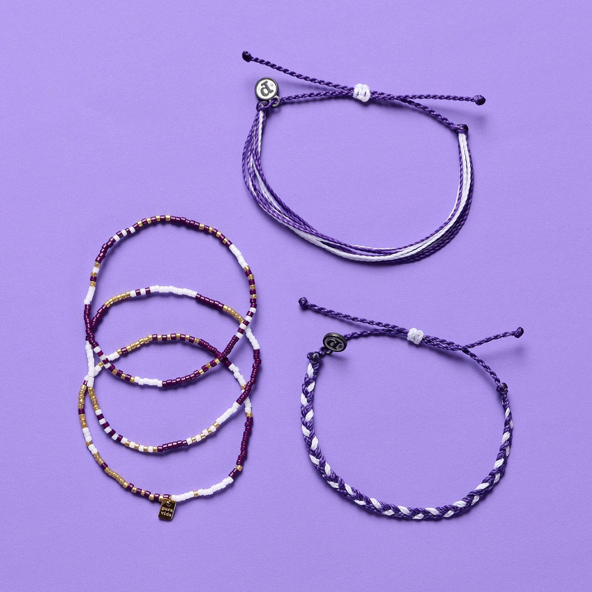 Purple & White Collection