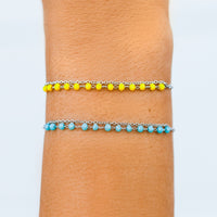 Neon Chain Slider Bracelet Gallery Thumbnail