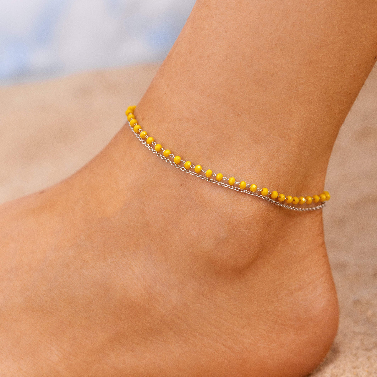 Neon Chain Anklet