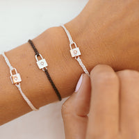 Lock Charm Bracelet Gallery Thumbnail