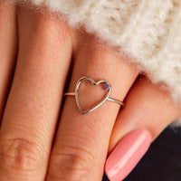 Sweetheart Stone Ring Gallery Thumbnail