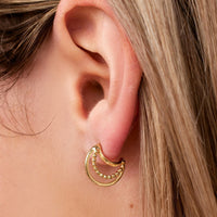 Triple Hoop Earrings Gallery Thumbnail