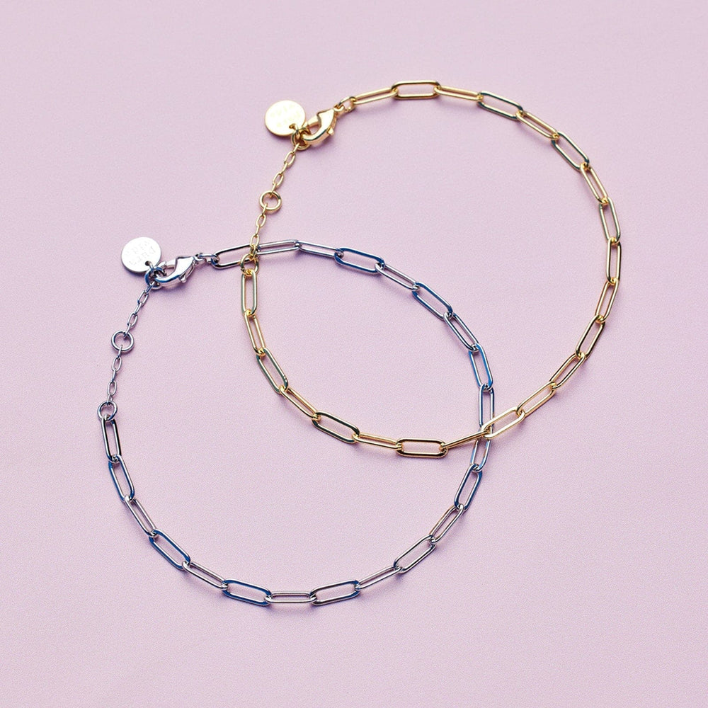 Harper Paperclip Chain Bracelet 10