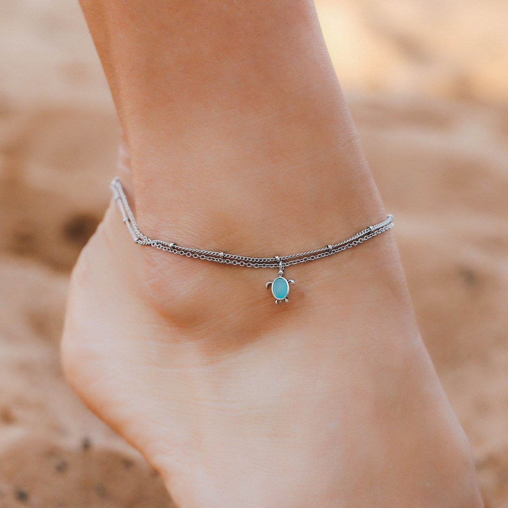 Double Chain Turtle Anklet 1