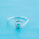 Shimmering Wave Ring