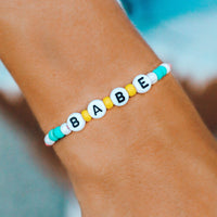 Babe Alphabet Bead Bracelet Gallery Thumbnail