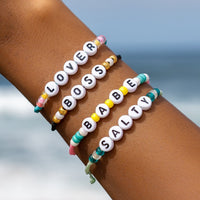 Salty Alphabet Bead Bracelet Gallery Thumbnail