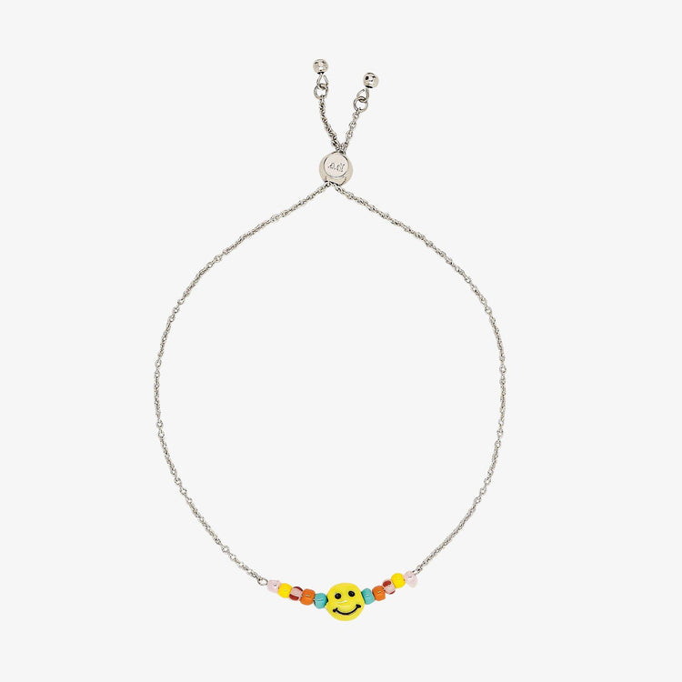 Happy Face Slider Bracelet