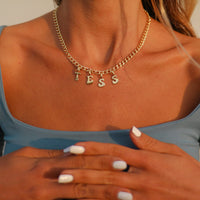Harper Curb Chain Necklace Gallery Thumbnail