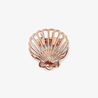 Rose Gold Shell Claw Clip